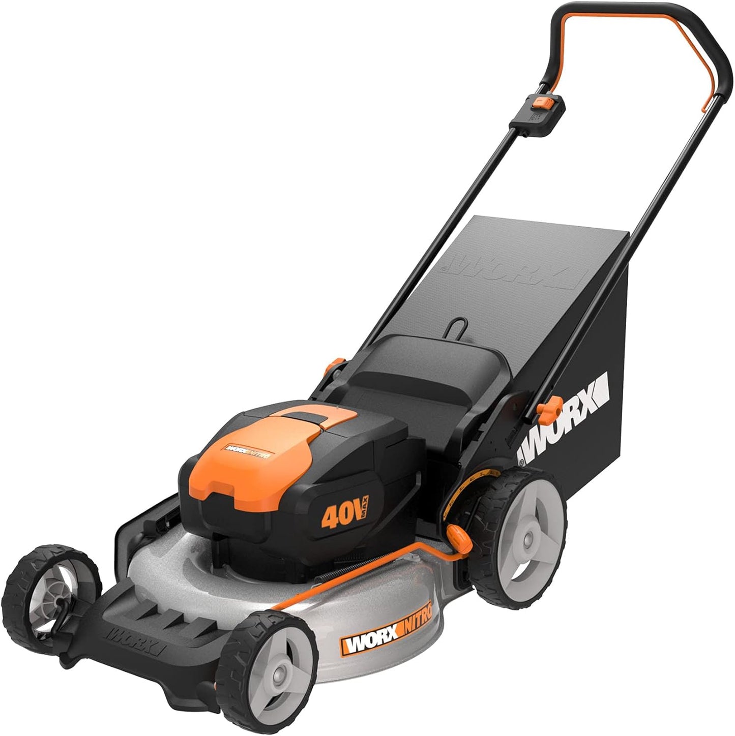 MOWZIX 40V 20" Cordless Lawn Mower, 3-in-1 Electric